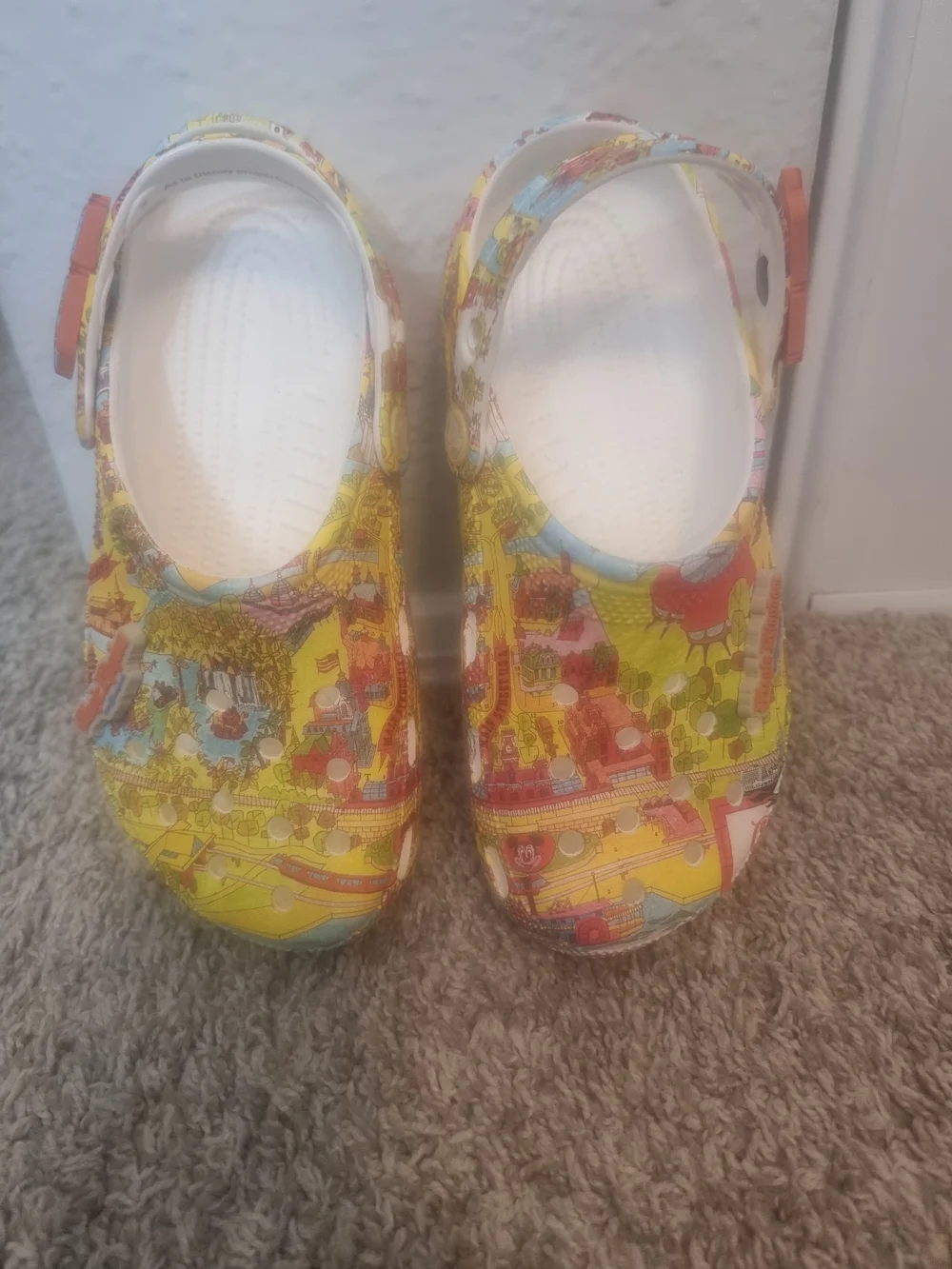 Crocs Disney Parks Magic Kingdom Map 50th Anniversary M5 W7 New